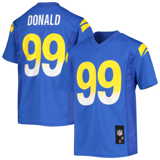Aaron Donald Los Angeles Rams Youth Replica Player Jersey - Royal